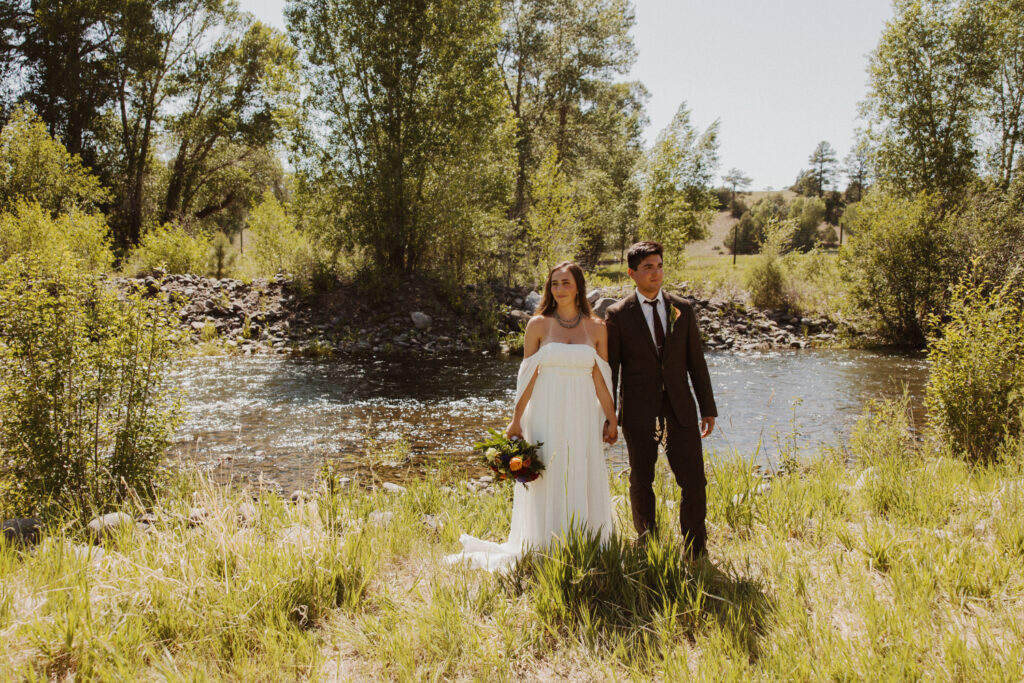 outdoor Santa Fe wedding timeline