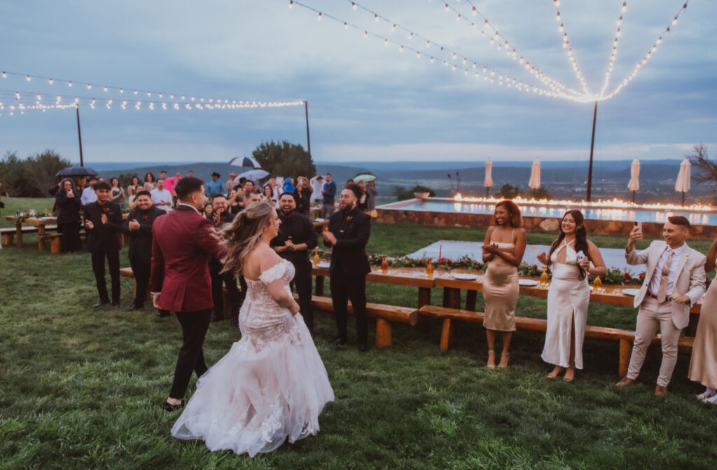 grand entrance in the wedding timeline